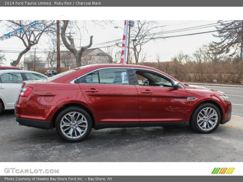 Ruby Red / Charcoal Black 2014 Ford Taurus Limited