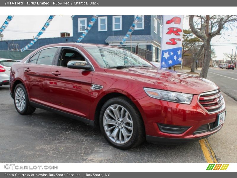 Ruby Red / Charcoal Black 2014 Ford Taurus Limited