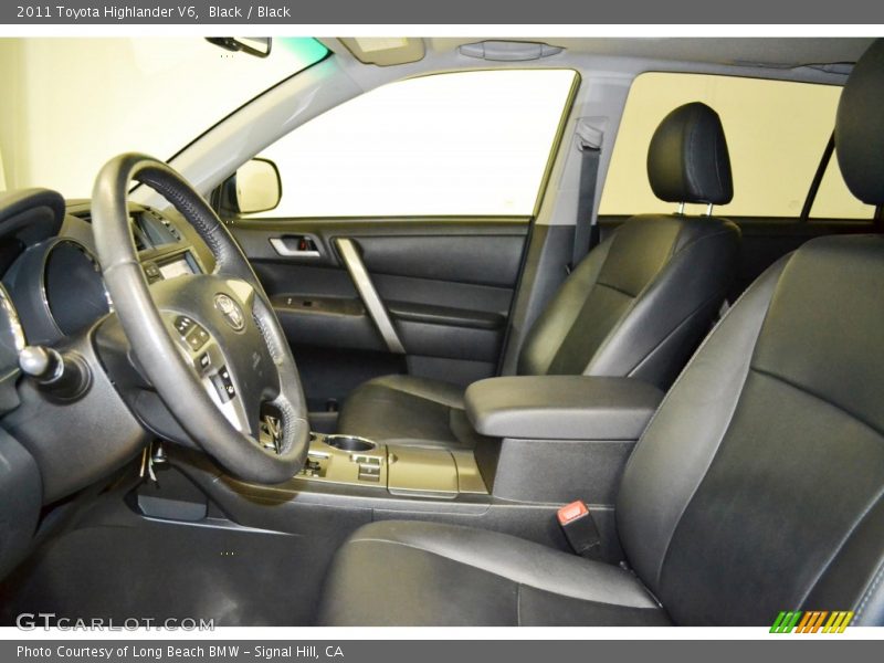 Black / Black 2011 Toyota Highlander V6