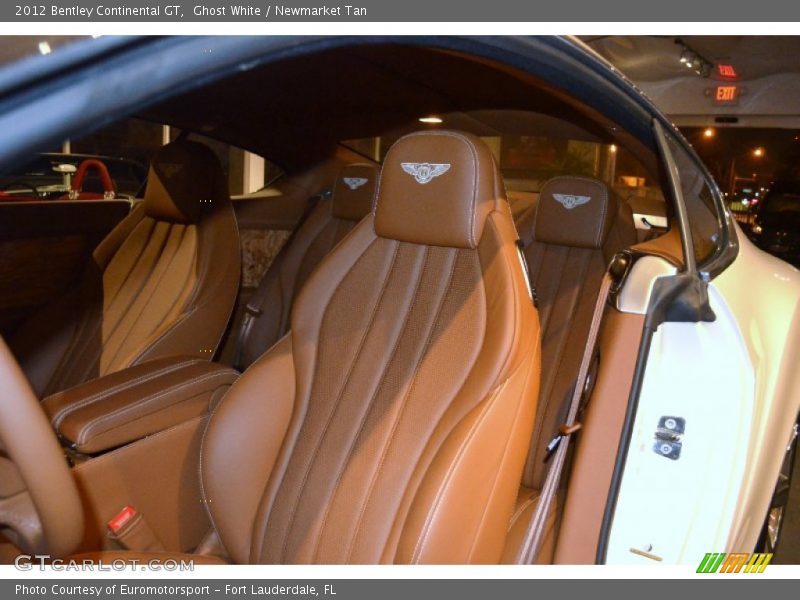 Ghost White / Newmarket Tan 2012 Bentley Continental GT