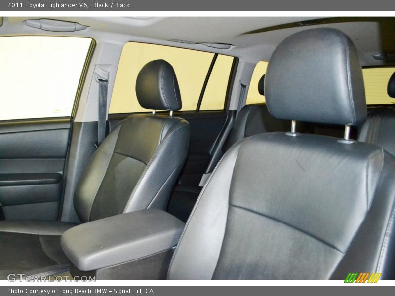 Black / Black 2011 Toyota Highlander V6