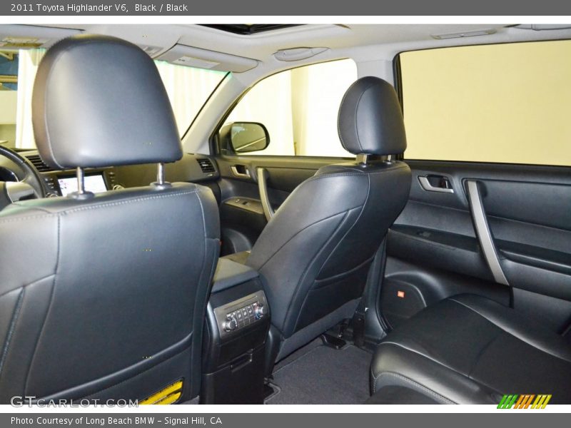 Black / Black 2011 Toyota Highlander V6