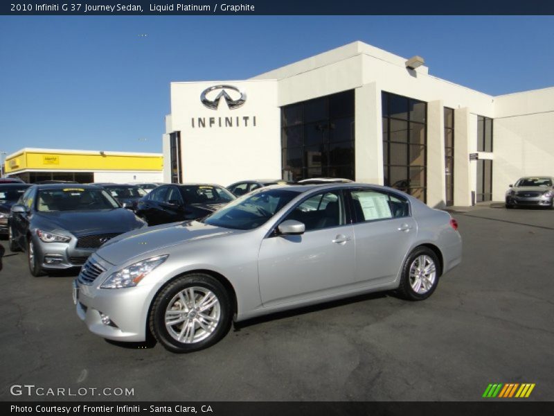 Liquid Platinum / Graphite 2010 Infiniti G 37 Journey Sedan