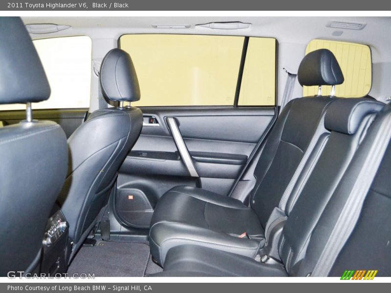 Black / Black 2011 Toyota Highlander V6