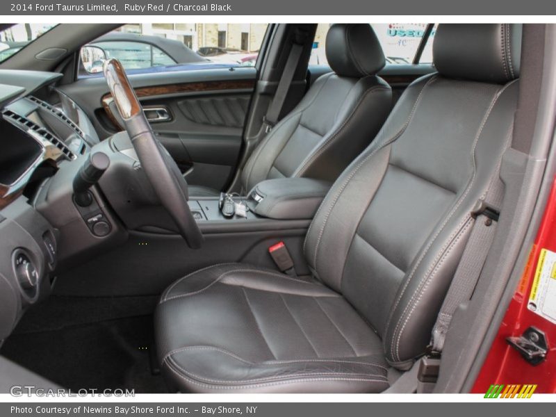 Ruby Red / Charcoal Black 2014 Ford Taurus Limited