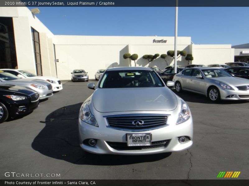 Liquid Platinum / Graphite 2010 Infiniti G 37 Journey Sedan