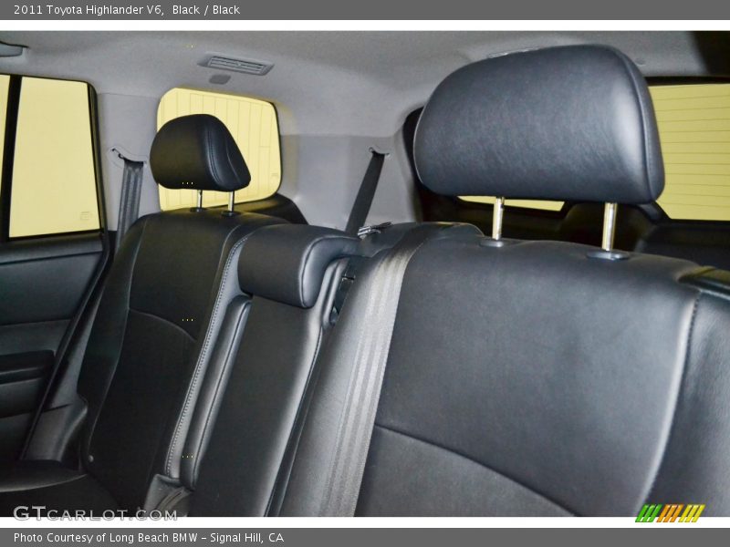 Black / Black 2011 Toyota Highlander V6
