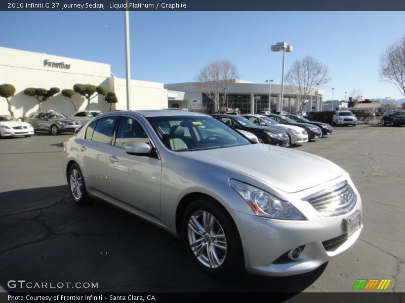 Liquid Platinum / Graphite 2010 Infiniti G 37 Journey Sedan