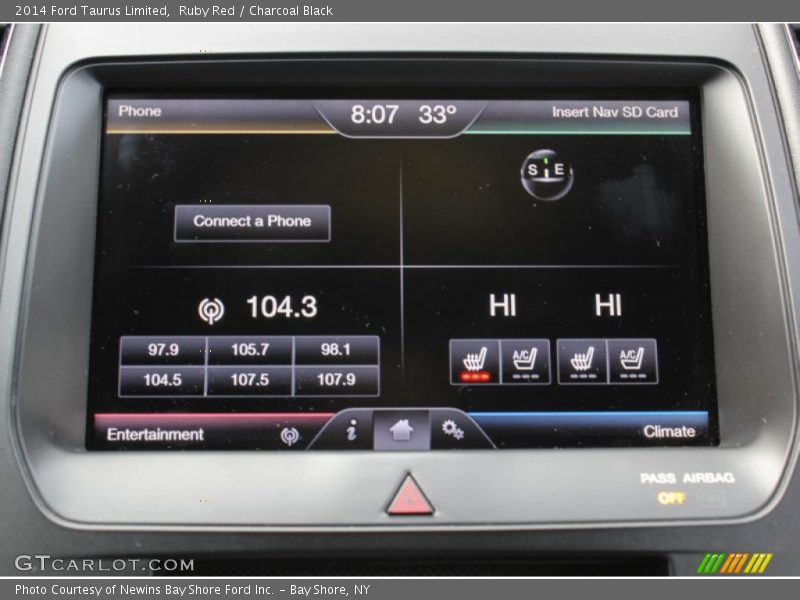 Ruby Red / Charcoal Black 2014 Ford Taurus Limited