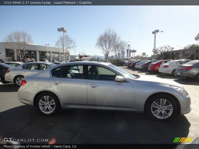 Liquid Platinum / Graphite 2010 Infiniti G 37 Journey Sedan
