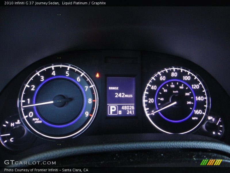 Liquid Platinum / Graphite 2010 Infiniti G 37 Journey Sedan