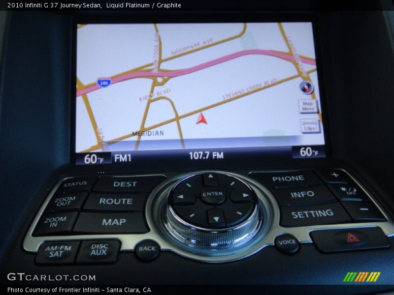 Liquid Platinum / Graphite 2010 Infiniti G 37 Journey Sedan