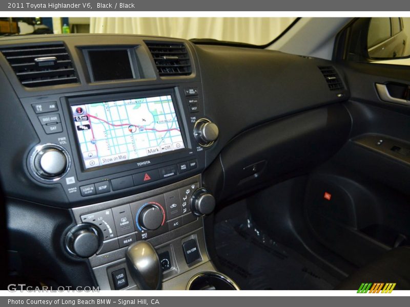 Black / Black 2011 Toyota Highlander V6