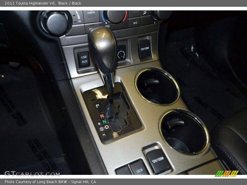 Black / Black 2011 Toyota Highlander V6