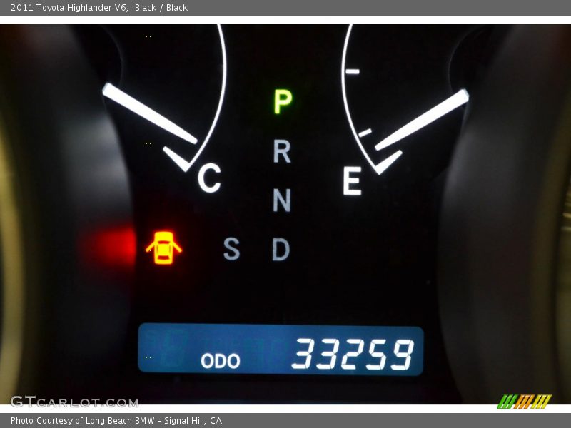 Black / Black 2011 Toyota Highlander V6