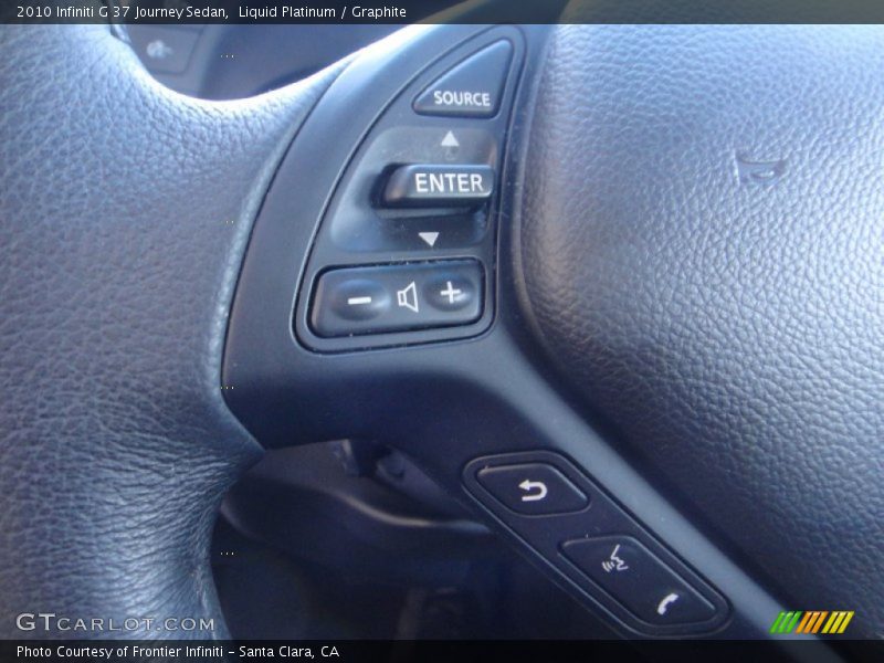 Liquid Platinum / Graphite 2010 Infiniti G 37 Journey Sedan