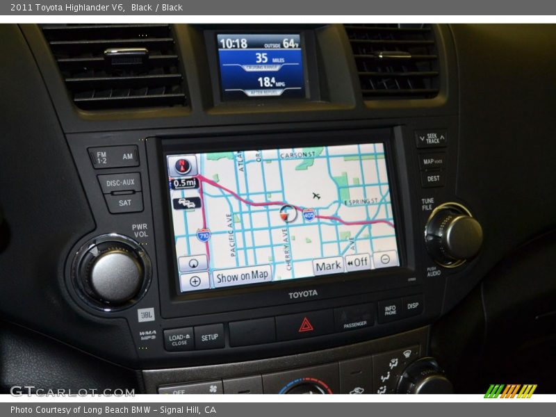 Black / Black 2011 Toyota Highlander V6