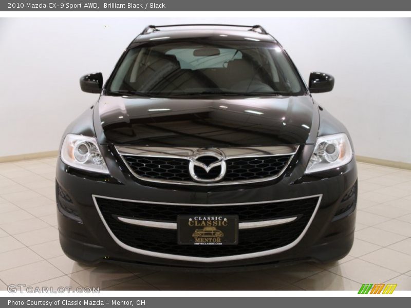 Brilliant Black / Black 2010 Mazda CX-9 Sport AWD