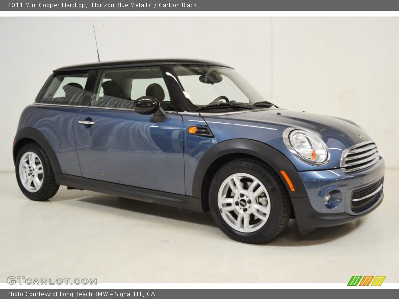 Horizon Blue Metallic / Carbon Black 2011 Mini Cooper Hardtop