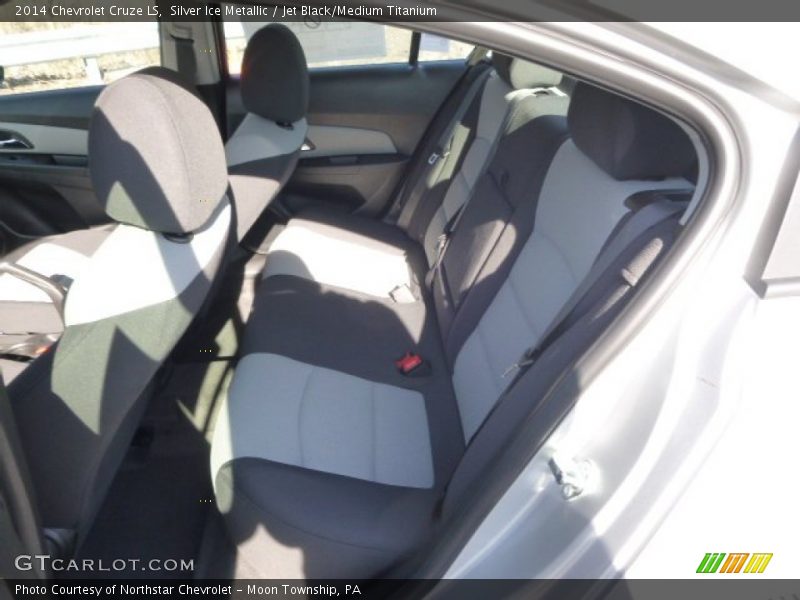 Silver Ice Metallic / Jet Black/Medium Titanium 2014 Chevrolet Cruze LS