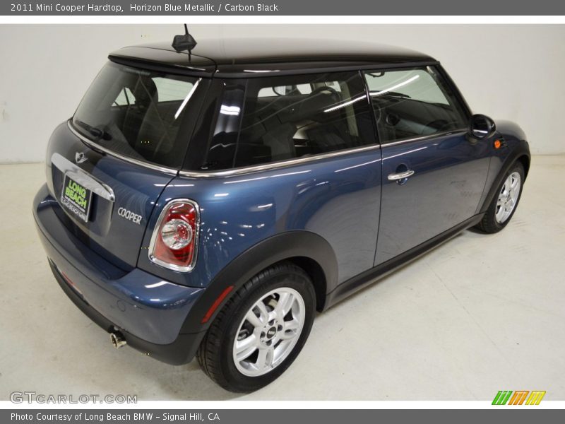 Horizon Blue Metallic / Carbon Black 2011 Mini Cooper Hardtop