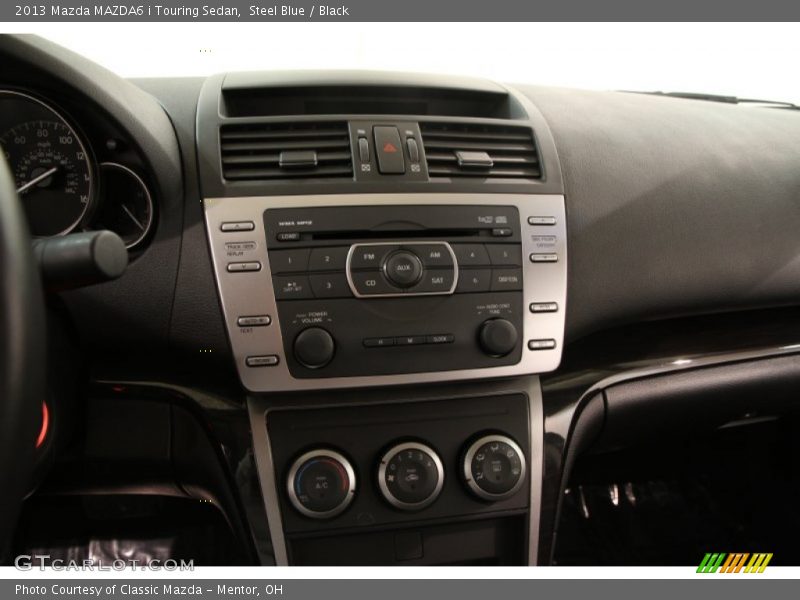 Steel Blue / Black 2013 Mazda MAZDA6 i Touring Sedan