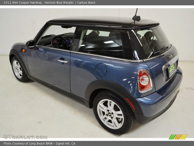 Horizon Blue Metallic / Carbon Black 2011 Mini Cooper Hardtop