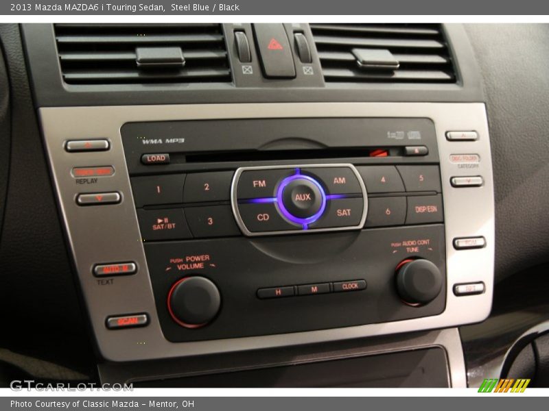 Steel Blue / Black 2013 Mazda MAZDA6 i Touring Sedan