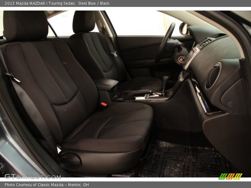 Steel Blue / Black 2013 Mazda MAZDA6 i Touring Sedan