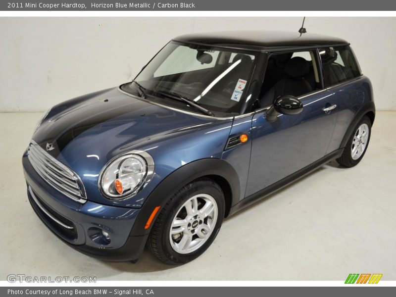 Horizon Blue Metallic / Carbon Black 2011 Mini Cooper Hardtop