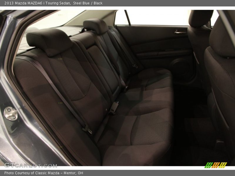 Steel Blue / Black 2013 Mazda MAZDA6 i Touring Sedan