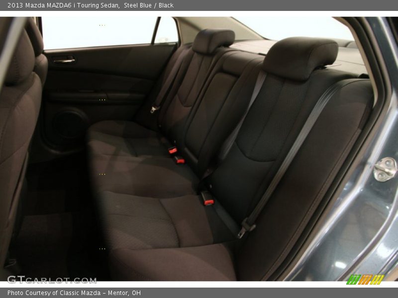 Steel Blue / Black 2013 Mazda MAZDA6 i Touring Sedan
