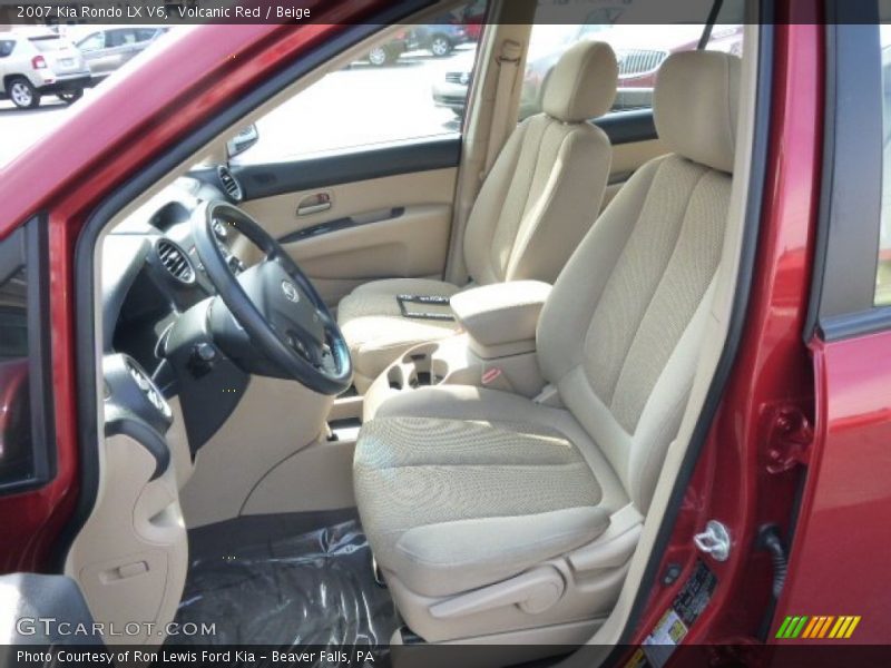  2007 Rondo LX V6 Beige Interior