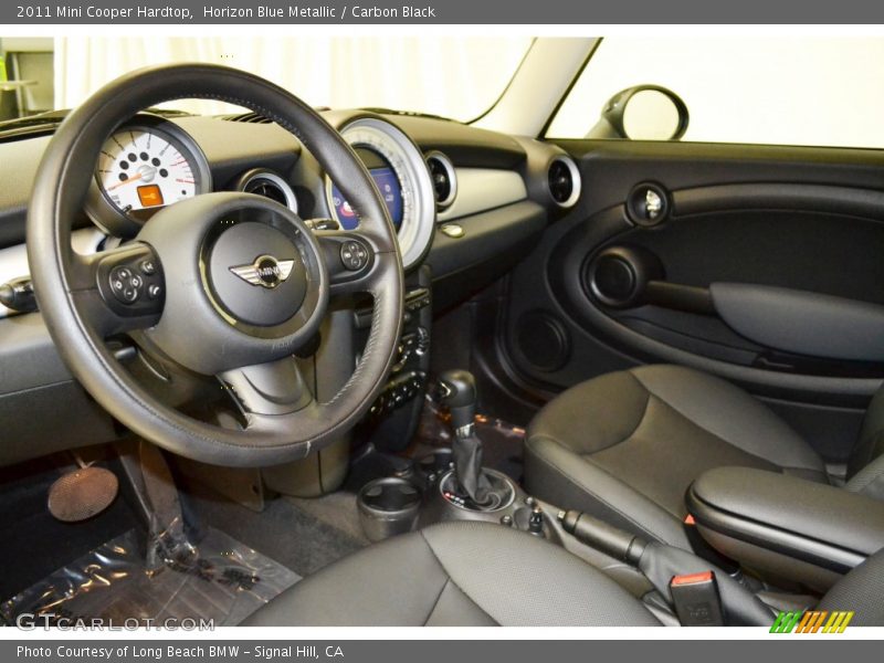 Horizon Blue Metallic / Carbon Black 2011 Mini Cooper Hardtop