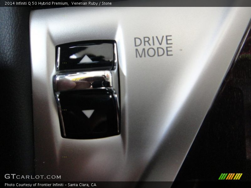 Venetian Ruby / Stone 2014 Infiniti Q 50 Hybrid Premium