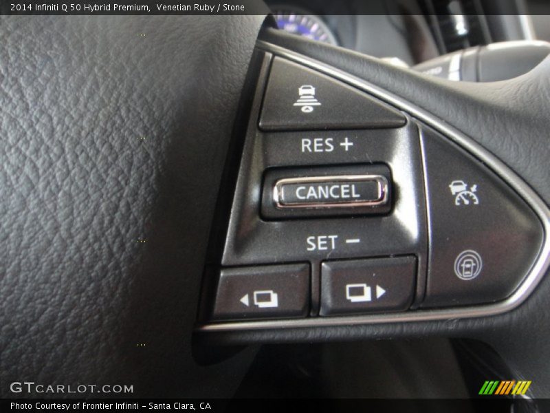 Venetian Ruby / Stone 2014 Infiniti Q 50 Hybrid Premium