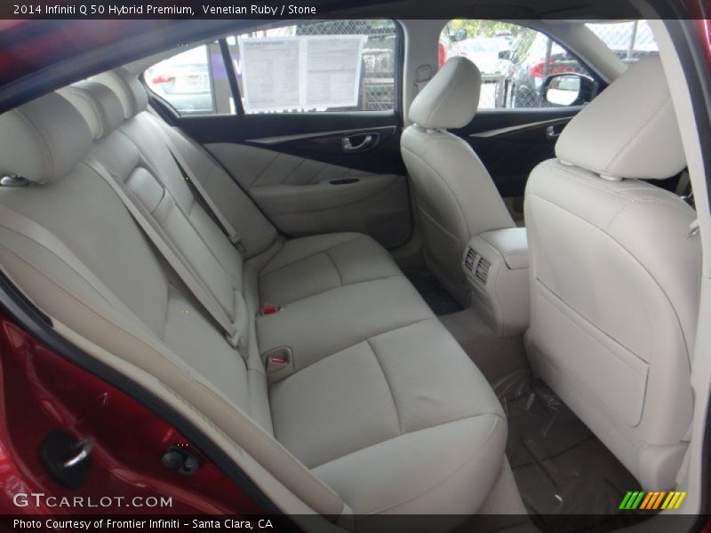 Venetian Ruby / Stone 2014 Infiniti Q 50 Hybrid Premium