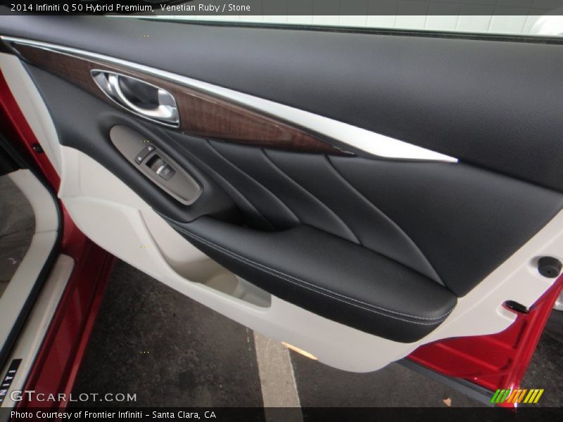 Venetian Ruby / Stone 2014 Infiniti Q 50 Hybrid Premium
