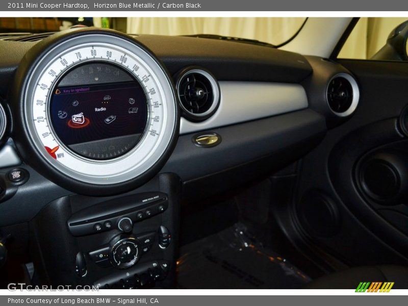 Horizon Blue Metallic / Carbon Black 2011 Mini Cooper Hardtop