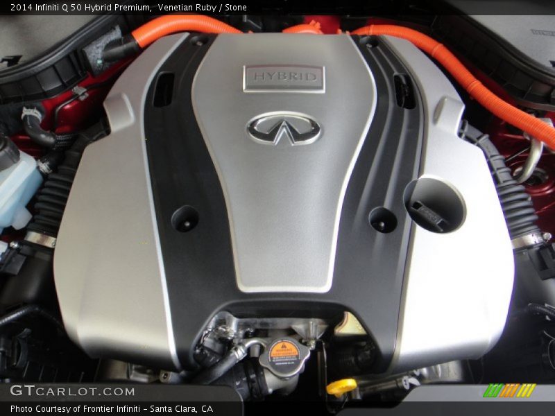 Venetian Ruby / Stone 2014 Infiniti Q 50 Hybrid Premium
