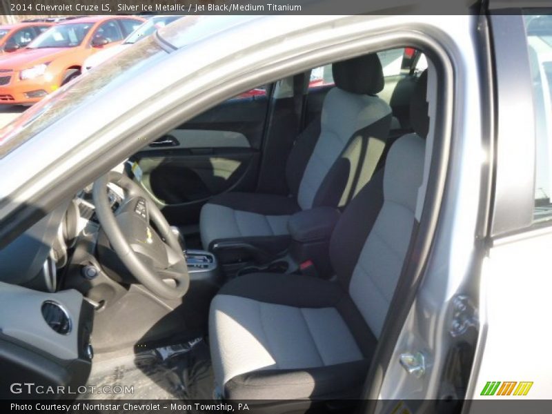 Silver Ice Metallic / Jet Black/Medium Titanium 2014 Chevrolet Cruze LS