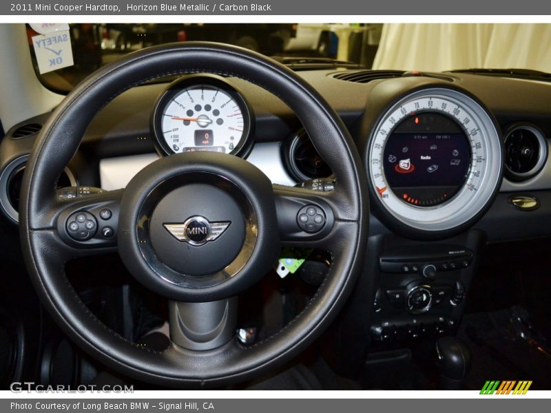 Horizon Blue Metallic / Carbon Black 2011 Mini Cooper Hardtop