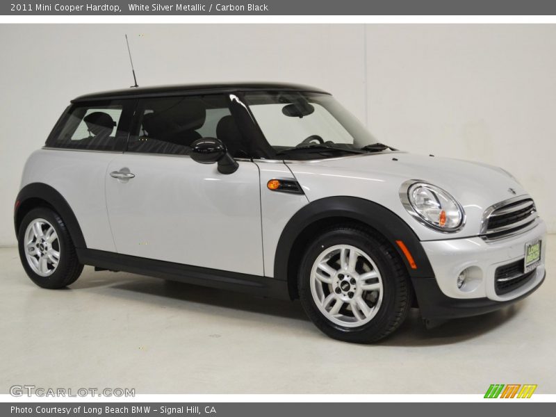 White Silver Metallic / Carbon Black 2011 Mini Cooper Hardtop