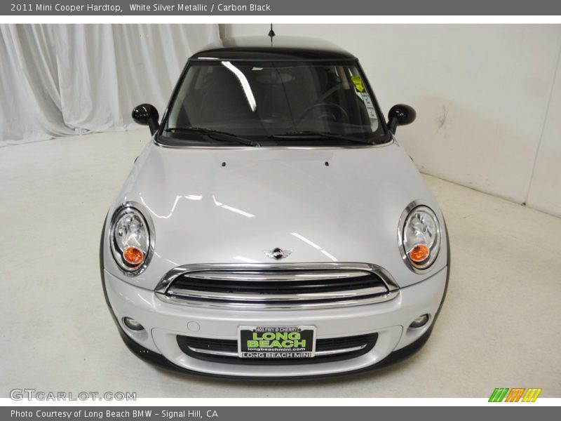 White Silver Metallic / Carbon Black 2011 Mini Cooper Hardtop