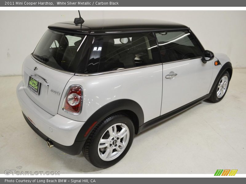 White Silver Metallic / Carbon Black 2011 Mini Cooper Hardtop