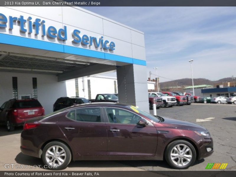 Dark Cherry Pearl Metallic / Beige 2013 Kia Optima LX