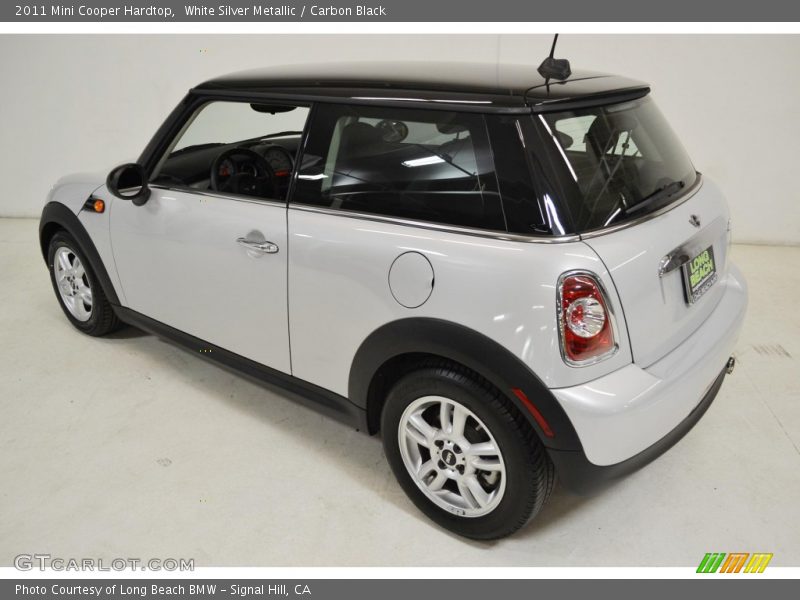 White Silver Metallic / Carbon Black 2011 Mini Cooper Hardtop
