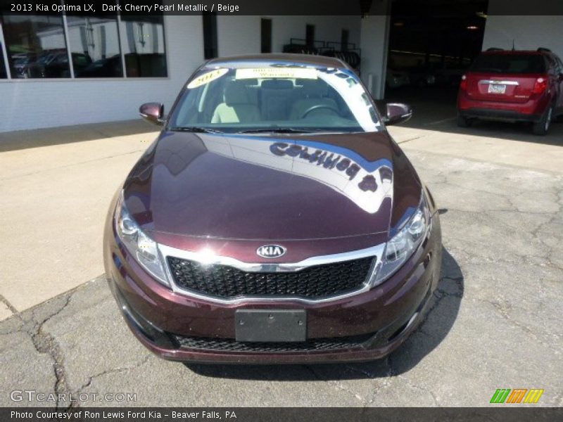 Dark Cherry Pearl Metallic / Beige 2013 Kia Optima LX