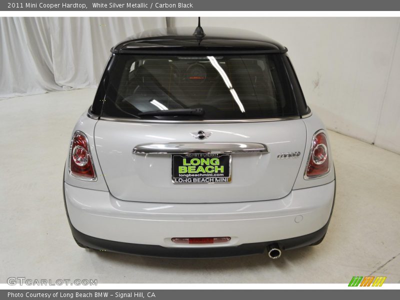 White Silver Metallic / Carbon Black 2011 Mini Cooper Hardtop