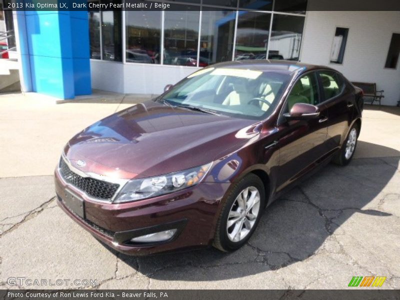 Dark Cherry Pearl Metallic / Beige 2013 Kia Optima LX